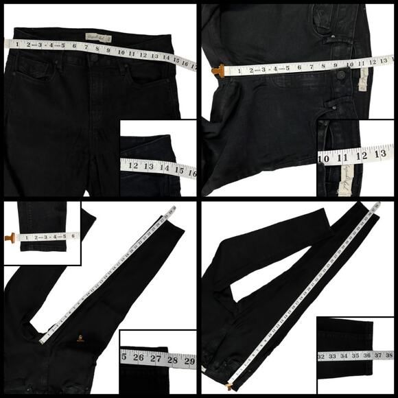 BDG Unpublished Bundle Ankle Cigarette Leg Skinny High Rise Size 28 Black Jeans - Picture 13 of 13